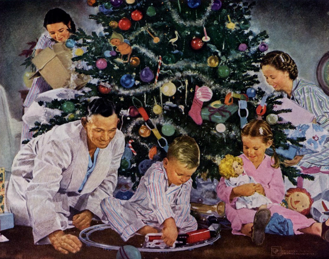 Inspiration: Retro Christmas Advertisements from Mid-Century America ...