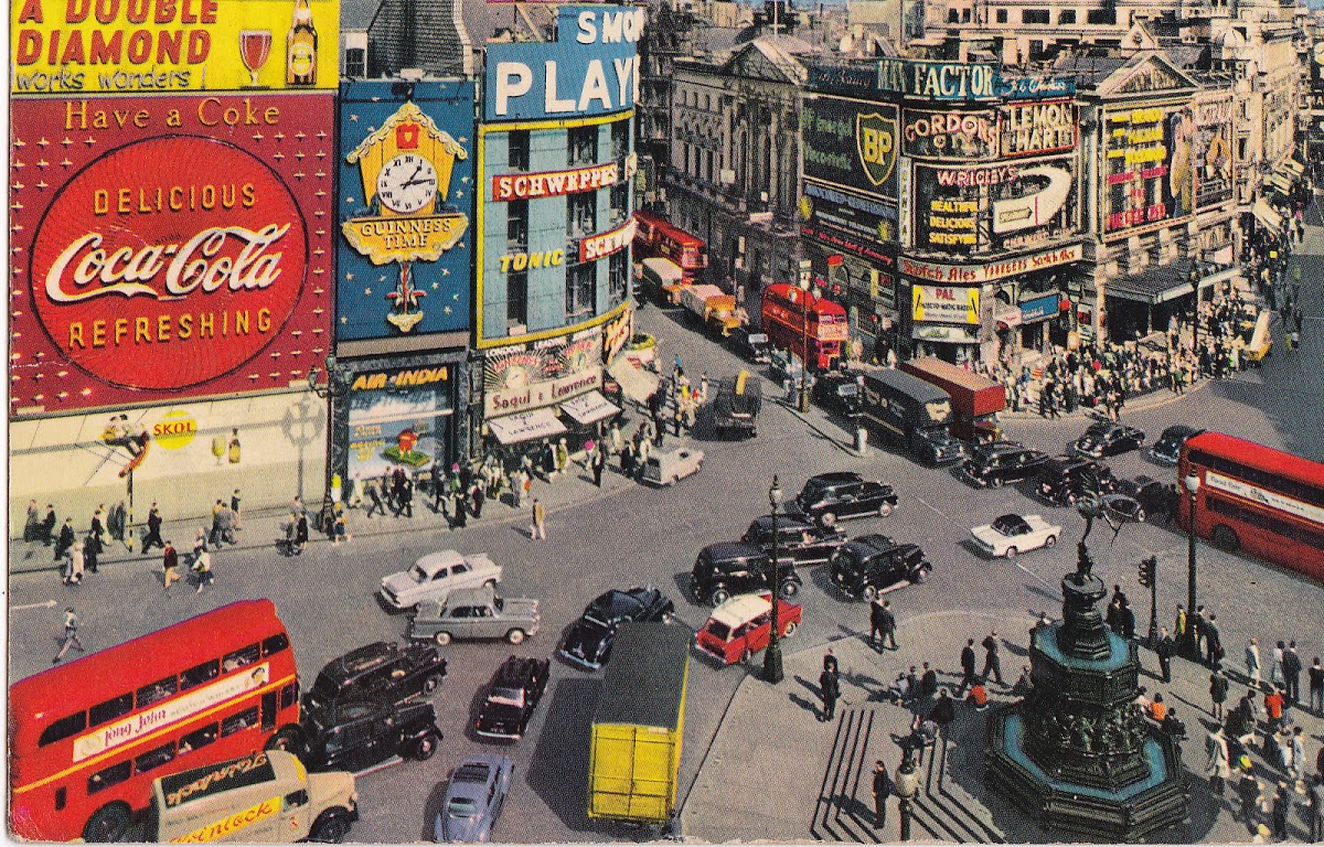 Roadtrip Look At Life Picadilly Circus In 1967 Ultra Swank